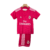 Kit Infantil Real Madrid Away 2015/16 Retrô - Rosa