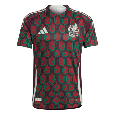 Camisa Seleção México Home 23/25 Torcedor Adidas Masculina - Vermelho