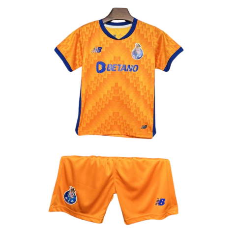 Kit Infantil Porto Away 24/25 - Laranja