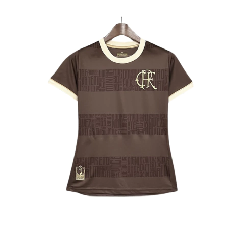 Camisa Flamengo Identidade 24/25 Feminina Torcedor - Marrom