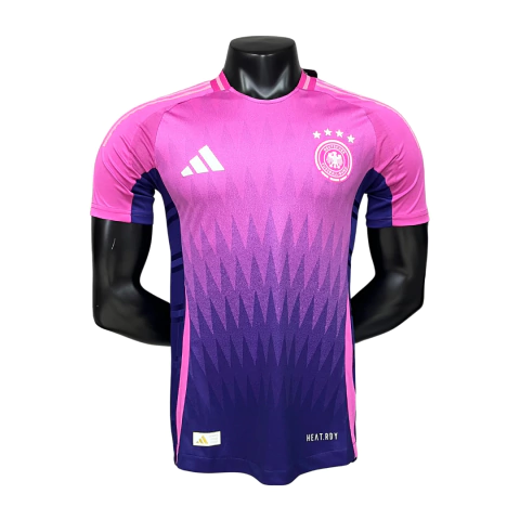 Camisa Alemanha Away 24/25 Jogador Adidas Masculina - Rosa
