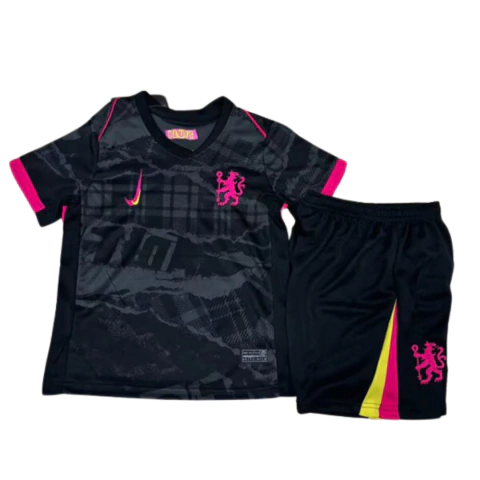 Kit Infantil Chelsea III 24/25 - Preto