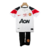 Kit Infantil Manchester United Away 2010/11 Retrô - Branco