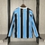Camisa Grêmio Home 24/25 Torcedor Masculina Manga Longa - Preto+Azul na internet