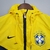Corta Vento Seleção Brasileira Masculino Nike - Azul e Amarelo na internet