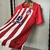 Camisa Atlético de Madrid Home 23/24 Torcedor Nike Masculina - Pinceladas Vermelho e Branco - Joker Sports - A Loja Oficial dos Fanáticos Por Futebol