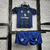 Kit Infantil Manchester United Away 24/25 - Azul