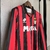 Camisa Milan Manga longa Retrô 1993/94 Masculina Torcedor - Vermelho+Preto - Joker Sports - A Loja Oficial dos Fanáticos Por Futebol