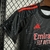 Kit Infantil Benfica Away 24/25 - Preto