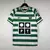 Camisa Sporting Retrô Home 2003/04 Torcedor Masculina - Verde+Branco - comprar online
