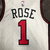 Regata NBA Chicago Bulls Branco - Rose #1 - loja online