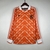 Camisa Holanda Manga longa Retrô Home 1988 Masculina Torcedor - Laranja na internet