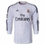 Camisa Real Madrid Retrô Home 13/14 Torcedor Masculina Manga Longa - Branco