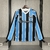 Camisa Grêmio Home 24/25 Torcedor Masculina Manga Longa - Preto+Azul - comprar online