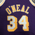 Regata Los Angeles Lakers Roxo - O'Neal #34 - loja online