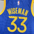 Regata NBA Golden State Warriors Azul - Wiseman #33 - loja online