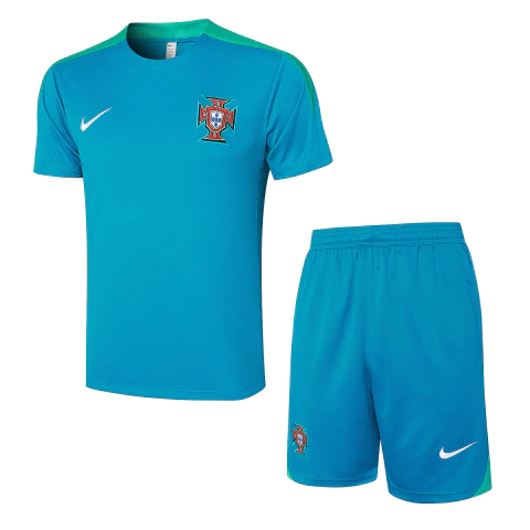 Conjunto Portugal 24/25 Masculina Nike - Azul