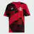 Camisa Flamengo Pré-Jogo 23/24 Torcedor Adidas Masculina - Vermelha+Preto