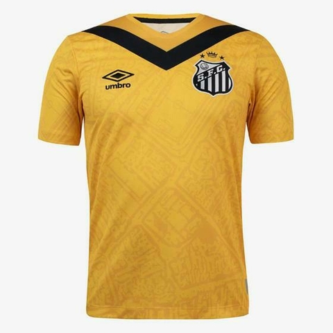 Camisa Santos Third 24/25 Torcedor Masculina - Amarelo - comprar online