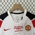 Kit Infantil Manchester United Away 2010/11 Retrô - Branco na internet