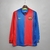 Camisa Barcelona Manga longa Retrô Home 2006/07 Masculina Torcedor - Azul+Grená na internet