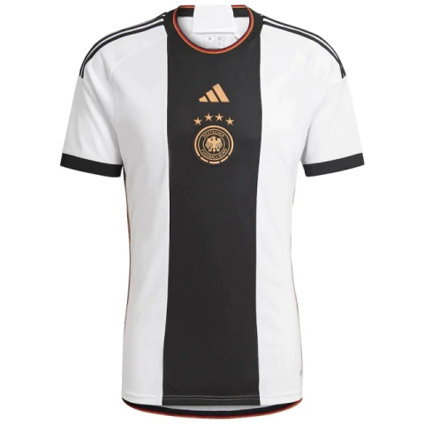 Camisa Alemanha Home 22/23 Torcedor Adidas Masculina - Branco + Preto
