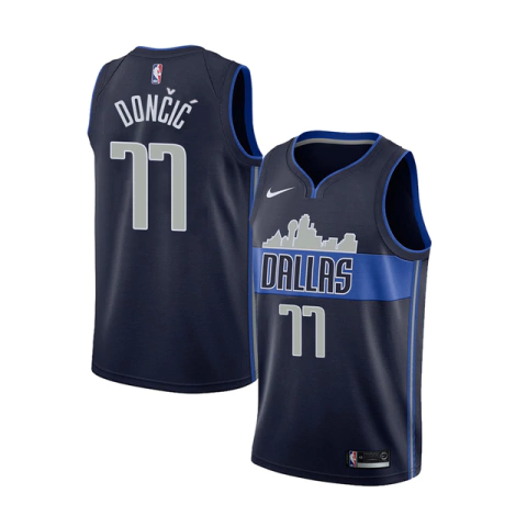 Regata Dallas Mavericks Luka Doncic #77 Nike 20/21 - Azul