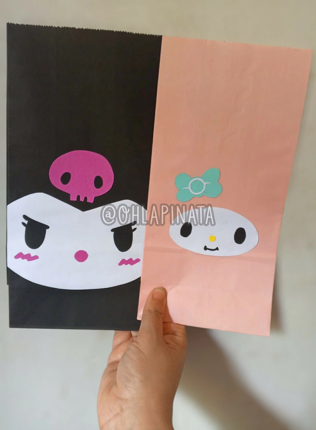 Bolsitas de Papel Kuromi y My Melody