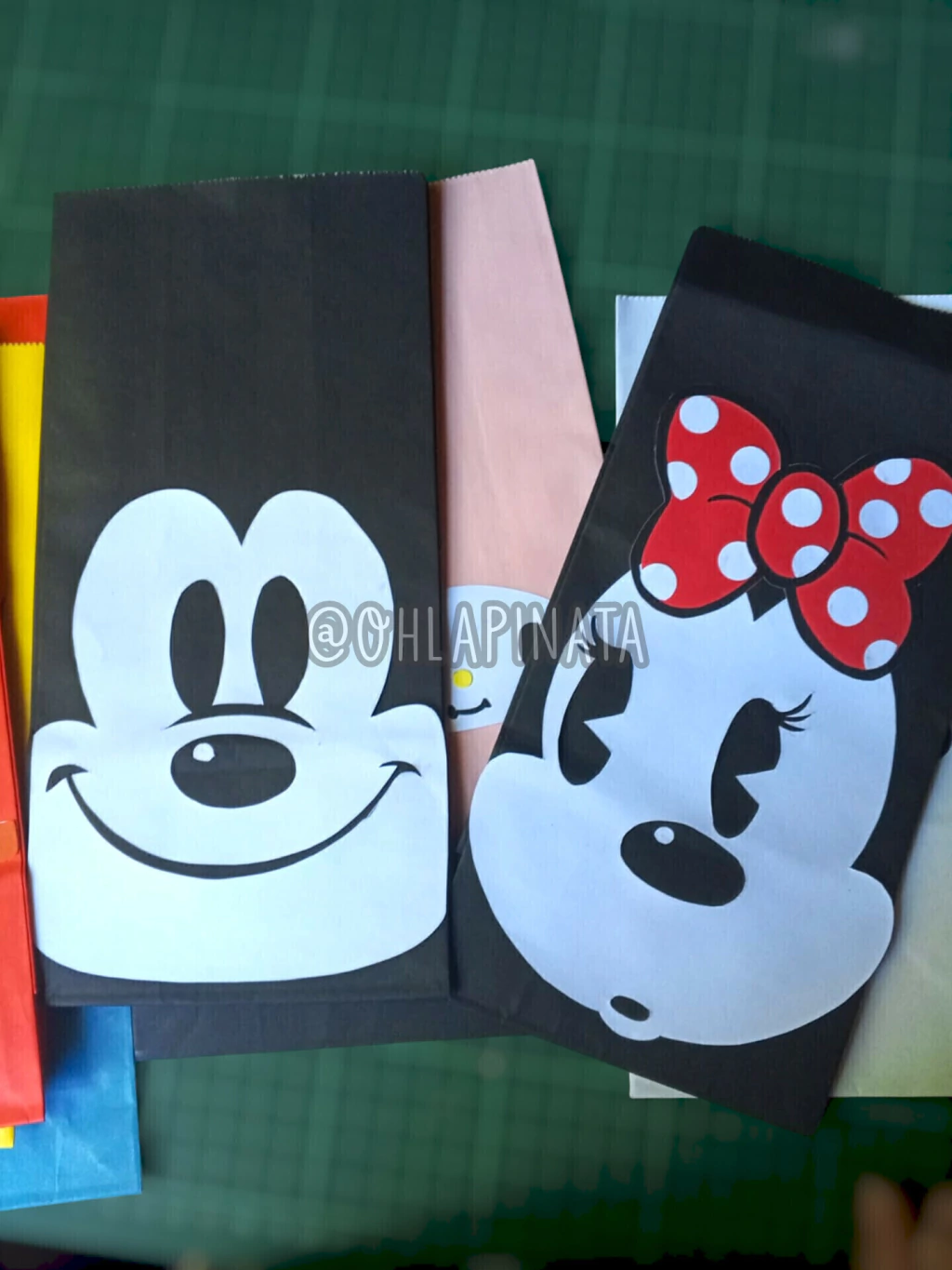 Bolsitas de Papel Mickey y Minnie