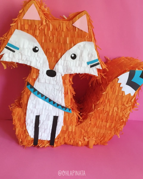 Piñata Zorro animales del bosque