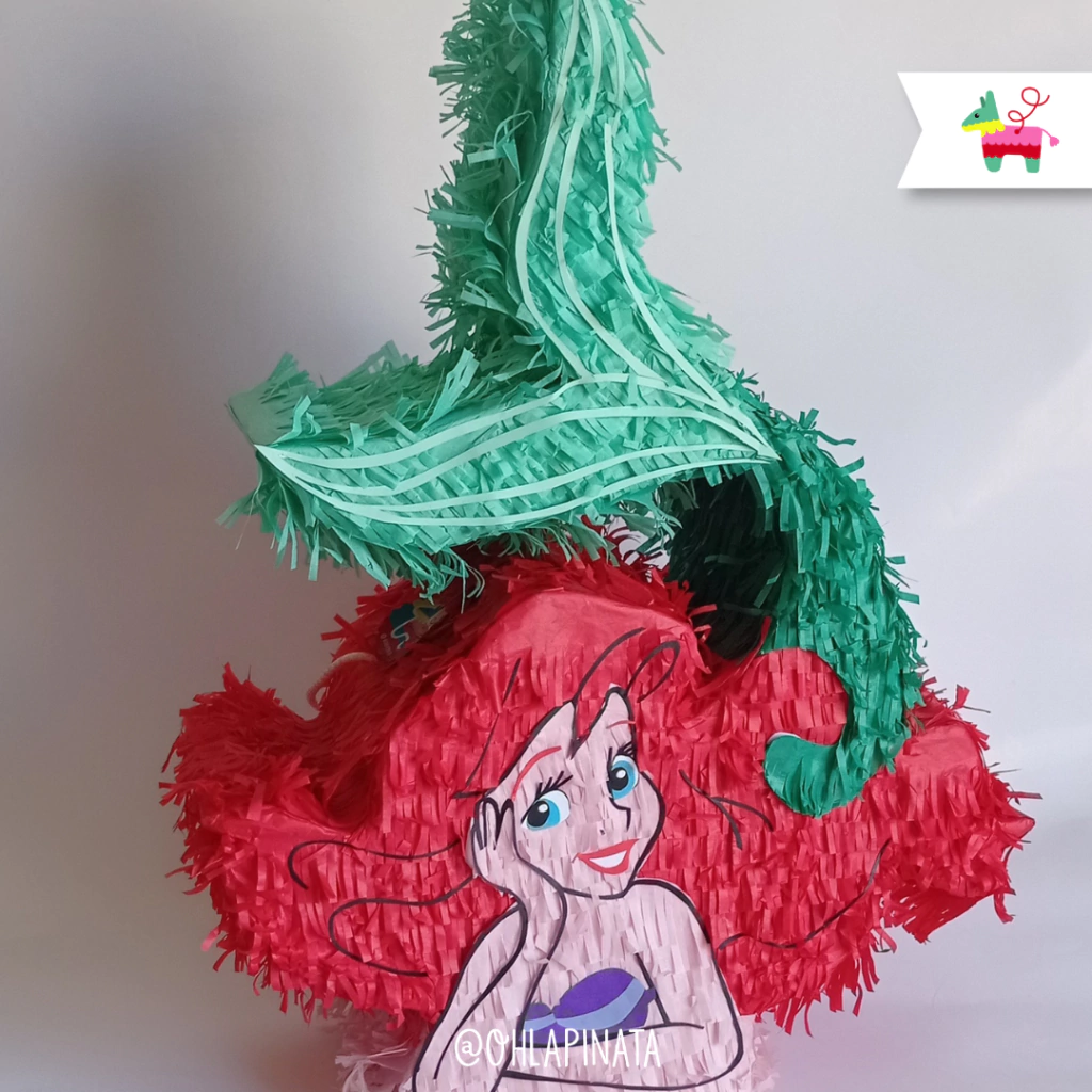Piñata Ariel La Sirenita