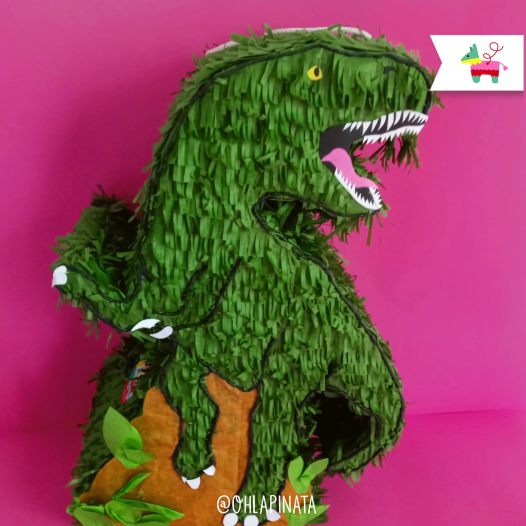 Piñata Dinosaurio (estilo Jurassic Park)