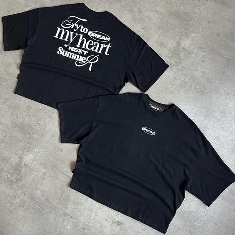 REMERA BOXY FIT BREAK BLACK - comprar online