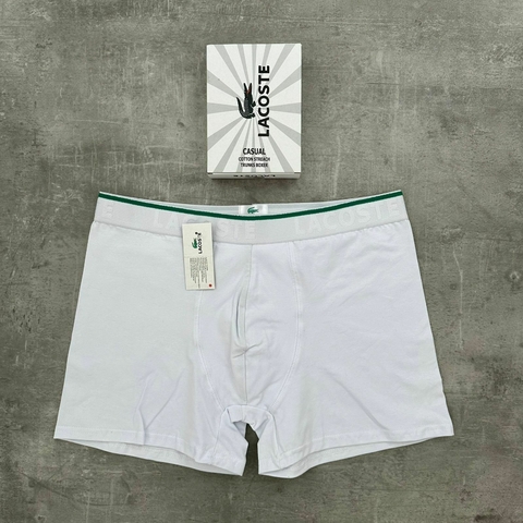 BOXER LACOSTE BLANCO ELÁSTICO BLANCO