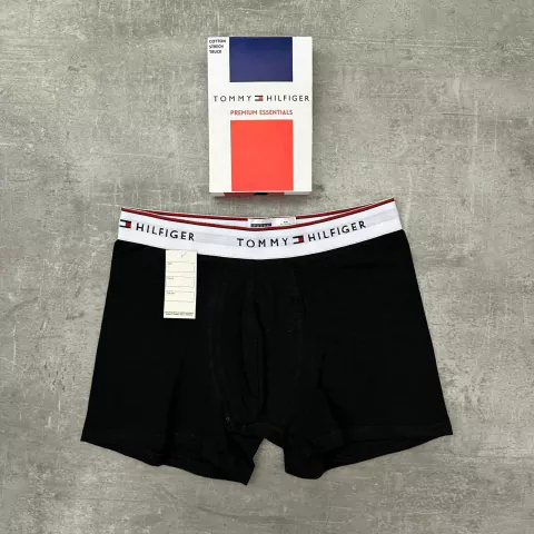 BOXER TOMMY HILFIGER NEGRO CON ELASTICO BLANCO