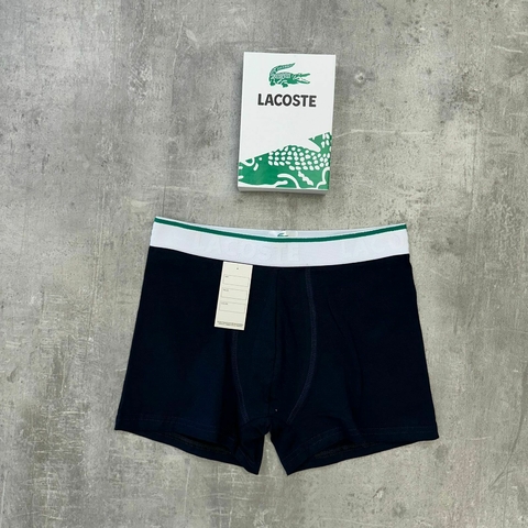 BOXER LACOSTE AZUL CON ELASTICO BLANCO