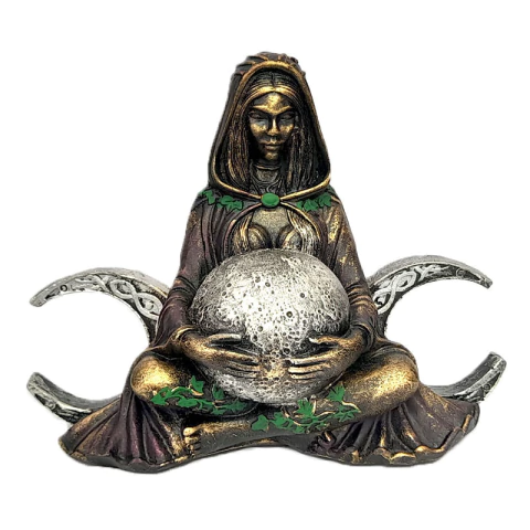 Deusa Gaia Lua - Resina 14,5cm