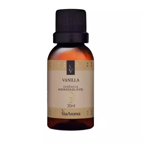 Vanilla 30ml - Essência Hidrossolúvel Via Aroma