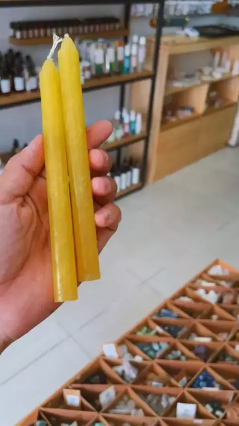 Amarela - Vela Palito n10 - comprar online