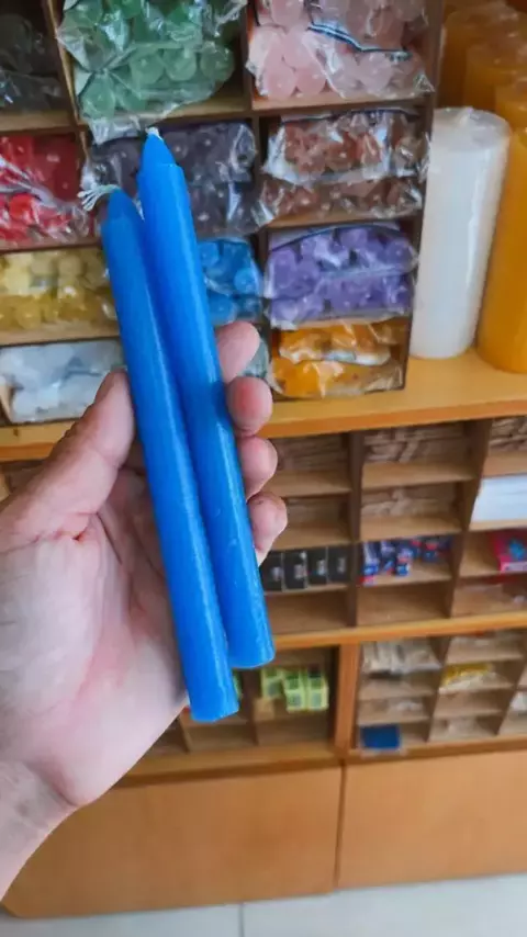 Azul - Vela Palito n10 - comprar online