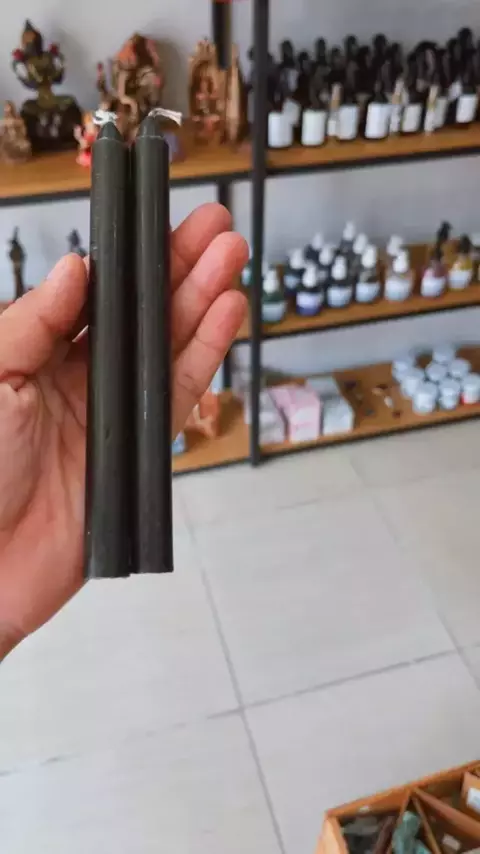 Preta - Vela Palito n10 - comprar online