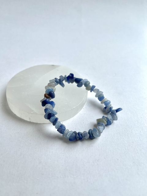 Quartzo Azul - Pulseira Cascalho