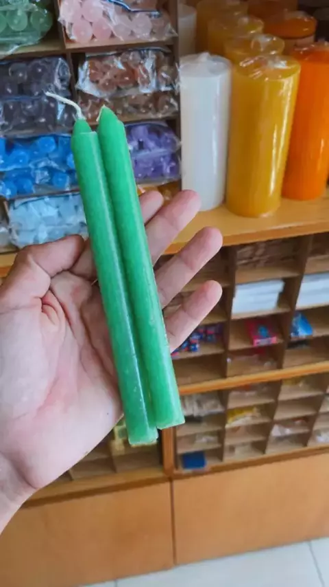 Verde - Vela Palito n10 - comprar online