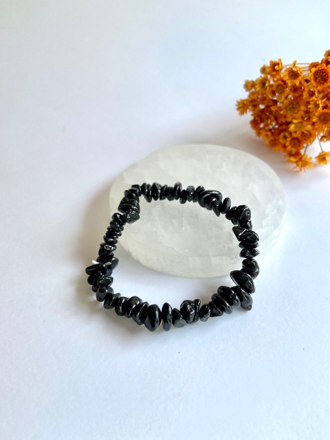 Turmalina Negra - Pulseira Cascalho