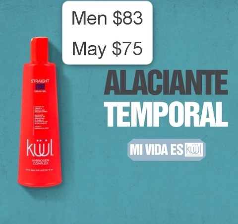 Alaciante Temporal en Crema con Efecto Liso Kuul 300ml