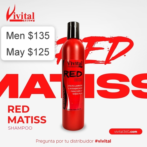 Shampoo Matizante Rojo Vivital 300gr