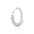 Piercing cravejado lateral