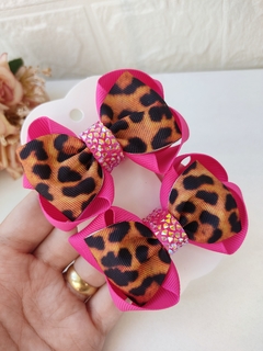 Par Estampa Oncinha com Pink