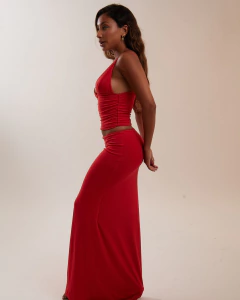 BL023 - Blusa Decote V Alcinha (Viscolycra) - Basique