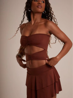 CR034 - Cropped Recorte (Poliamida) - comprar online